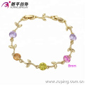 73700 Alibaba high quality leaf shape designed bracelet 14k gold jewelry wholesale